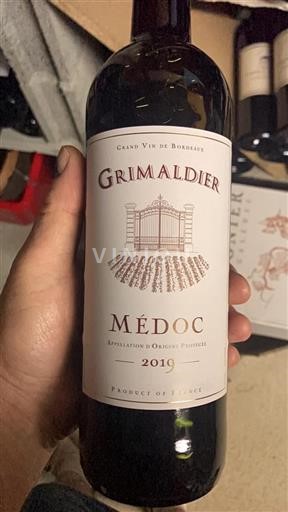 Burdeos Médoc Grimaldier 2019