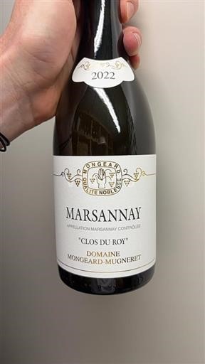 Bourgondië Marsannay Mongeard-Mugneret Clos du Roy 2022