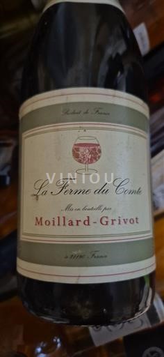 Burgundi Määrittelemätön Grand Cru Moillard-Grivot La Ferme du Comte 2010