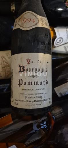 Burgundy Pommard Prunier-Damy 1994