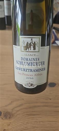 Alsace Gewurztraminer Grand Cru Domaine S Schlumberger Les Princes Abbés 2016