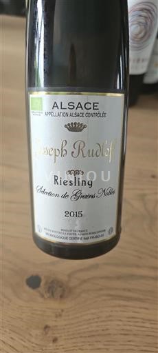 Alsace Joseph Rudloff Sélection de Grains Nobles 2015