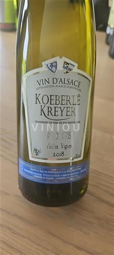 Alsace Grand Cru Koerberlé Kreyer Vieilles Vignes 2018