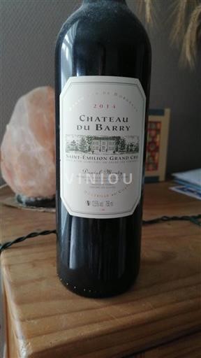 Burdeos Saint-Émilion Gran Cru Château Barry 2014