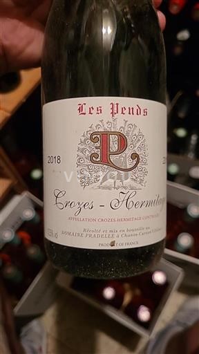 Thung lũng Rhône Crozes-hermitage Domaine Pradelle Les Pends 2018
