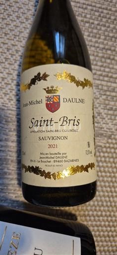 Borgogna Saint-Bris Jean-Michel Daulne 2021