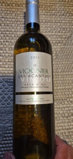 Languedoc-Roussillon Pays d'Oc Le Viognier des Acanthes 2011