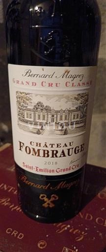 Burdeos Saint-Émilion Gran Cru Grand Cru Classé Château Fombrauge 2018