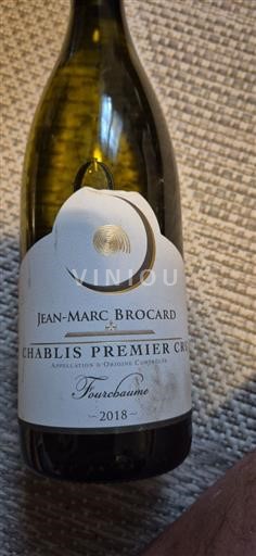 Burgundi Chablis Premier Cru Jean-Marc Brocard Fourchaume 2018