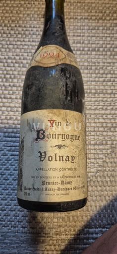 Burgundy Volnay Prunier-Damy 1994