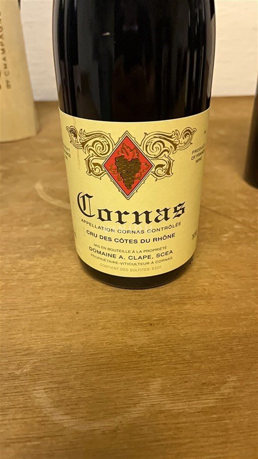 Rhônevallei Cornas Domaine A. Clape 2019