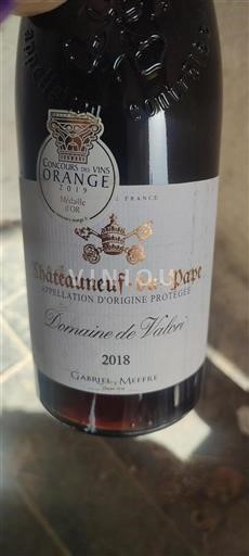 Údolí Rhôny Châteauneuf-du-Pape Domaine Valori 2018