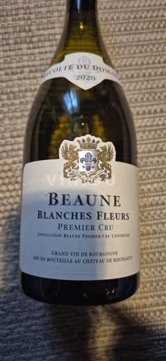 Borgoña Beaune Premier Cru Château Meursault Blanches Fleurs 2020