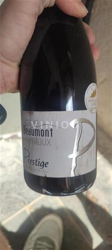 Rhône-dalen Ventoux Cave Beaumont Prestige 2015