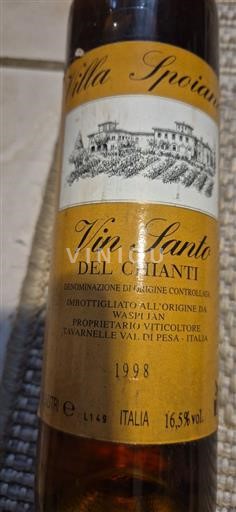 Tuscan Wines Chianti Villa Spoiano Vin Santo 1998