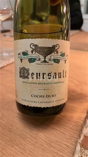 Borgoña Meursault Coche-Dury 2018