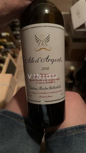 Burdeos Bordeaux Château Mouton Rothschild Aile d'Argent 2016