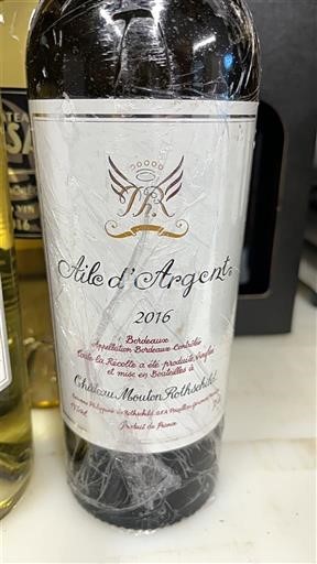 Burdeos Bordeaux Château Mouton Rothschild Aile d'Argent 2016