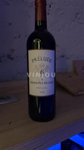 Bordeaux Pauillac Château Grand-Puy Ducasse Prélude à Grand-Puy Ducasse 2018