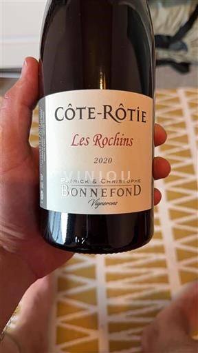 Vallée du Rhône Côte-rôtie Patrick & Christophe Bonnefond Les Rochins 2020