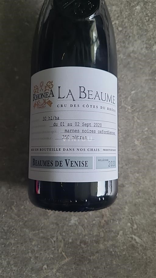 Rhônedalen Beaumes de Venise Rhônea La Beaume 2020