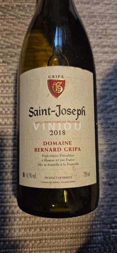 Rhônetal Saint-Joseph Domaine Bernard Gripa 2018