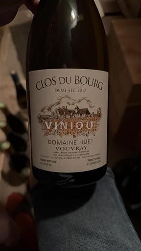 Loire Valley Vouvray Domaine Huet Clos du Bourg 2017