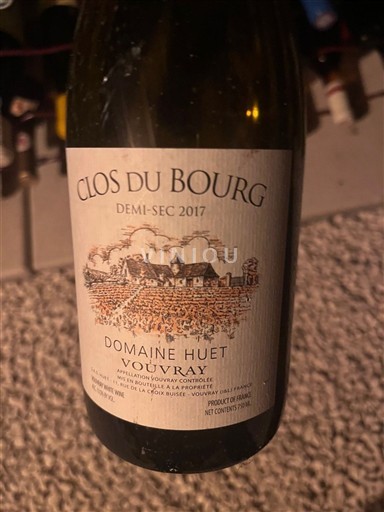 Loire Valley Vouvray Domaine Huet Clos du Bourg 2017