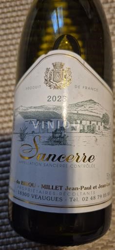 Loiren laakso Sancerre Domaine Millet 2023