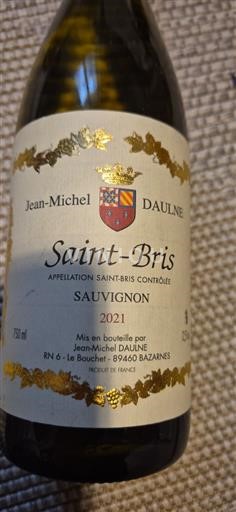 Borgogna Saint-Bris Jean-Michel Daulne Sauvignon 2021