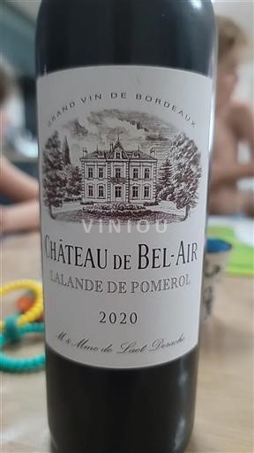 Bordeaux Lalande-de-Pomerol Château Bel-Air 2020