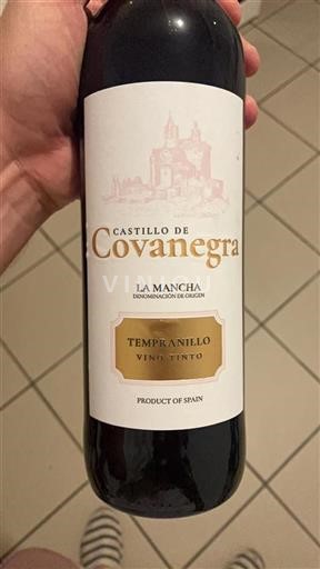 Vin Rouge sec Tempranillo Castillo de Covanegra 2021 Espagne Castille-La Manche La Mancha DO
