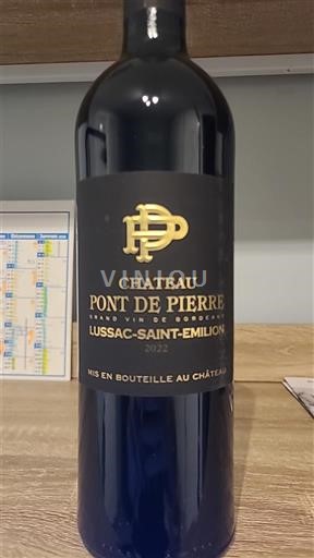 Bordeaux Lussac-Saint-Émilion Château Pont de Pierre 2022