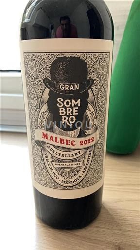 Mendoza Valle de Uco Huentala Wines Gran Sombrero 2022