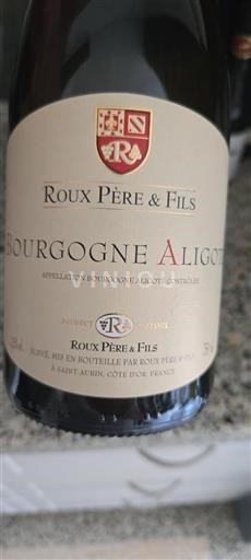 Borgogna Borgogna Aligoté Roux Père & Fils 2022