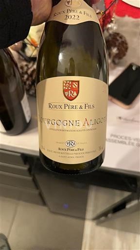 Burgundy Bourgogne Aligoté Roux Père & Fils 2022