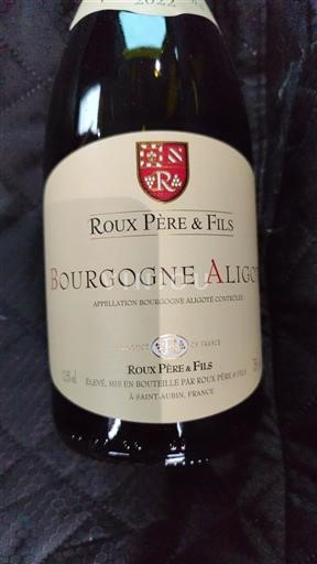 Bourgogne Bourgogne Aligoté Roux Père & Fils 2022