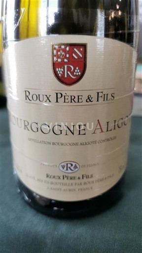 Burgundy Bourgogne Aligoté Roux Père & Fils 2022