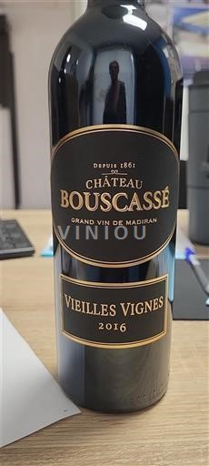 Zuidwest-Frankrijk Madiran Château Bouscassé Vieilles Vignes 2016