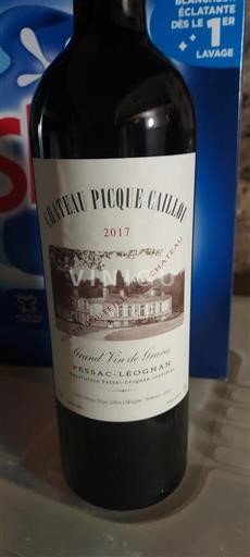 Bordeaux Pessac-Léognan Château Picque Caillou 2017