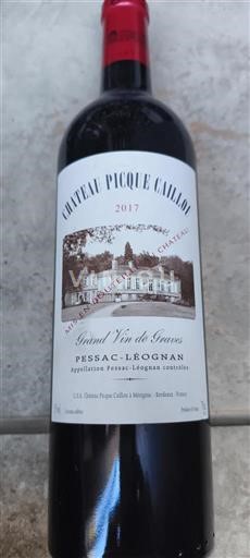 Bordeaux Pessac-Léognan Château Picque Caillou 2017