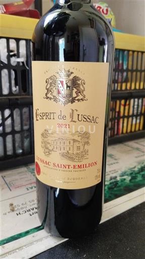 Bordéus Lussac-Saint-Émilion L'Esprit de Lussac 2021
