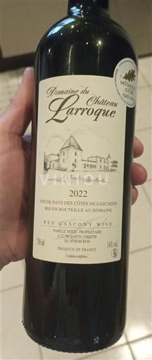 Southwest Côtes de Gascogne Domaine Larroque 2022
