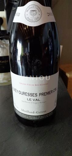 Bourgogne Auxey-Duresses Premier Cru Moillard-Grivot Le Val 2018