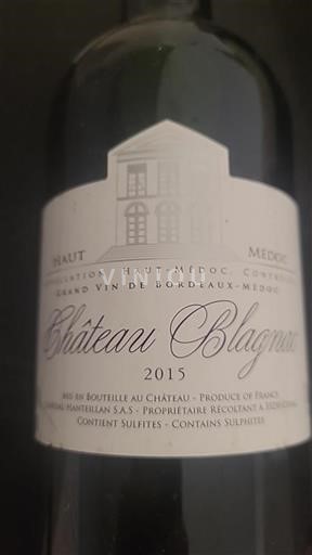 Bordéus Haut-Médoc Château Blagnac 2015