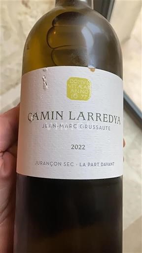 Sud-Ovest Jurançon Camin Larredya La Part Davant 2022