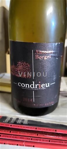Thung lũng Rhône Condrieu Antoine Borget 2014