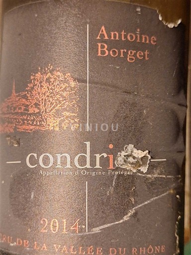 Rhône Valley Condrieu Antoine Borget 2014
