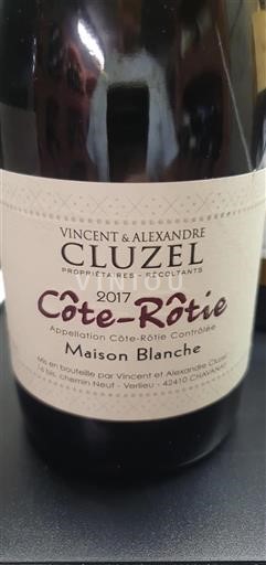 Rhône Valley Côte-Rôtie Vincent & Alexandre Cluzel Maison Blanche 2017