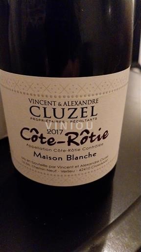 Vallée du Rhône Côte-rôtie Vincent & Alexandre Cluzel Maison Blanche 2017